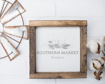 Farm Sign Mockup Etsy