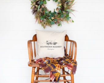 Wood Round Christmas Mockup Sign Mockup Holiday Mockup Etsy
