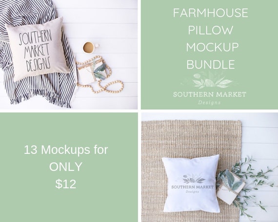 Mockup Bundle Pillow Mockupthrow Pillow