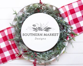 Christmas 12x12 Mockup Wood Sign Mockup Holiday Mockup Etsy