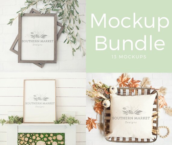 Mockup Bundle Pillow Mockup Sign Mockup Bundle Pillow Mockup Sign