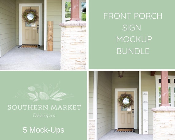 Front Porch Sign Mockup Wood Sign Mockup Front Porch Sign Mockup Wood Sign Mockup