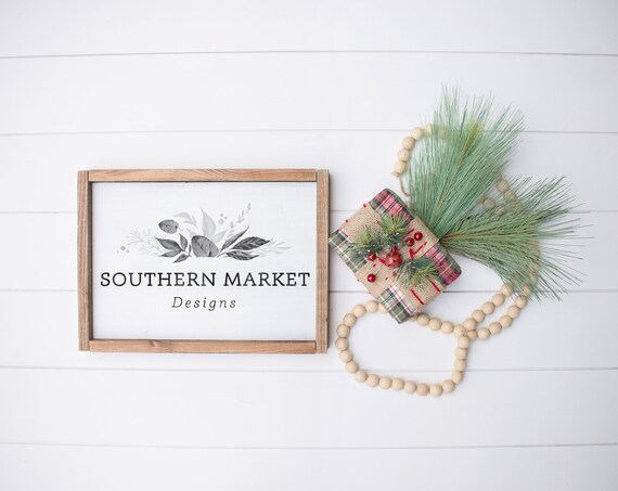 Sign Mockup Wood 10x16 Sign Mockup