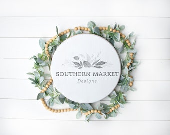 Round Sign Mockup Etsy