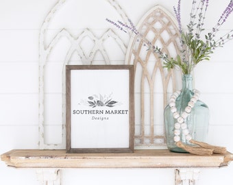 Framed Sign Mockup Etsy