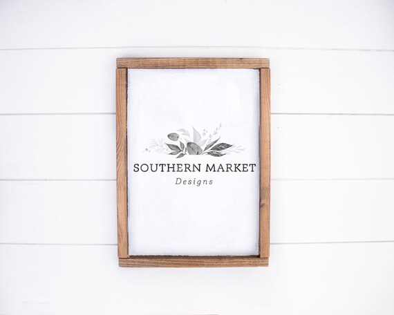 Real Wood 10x16 Sign Mock Up Wood Sign