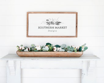 Farmhouse Wood Frame Etsy
