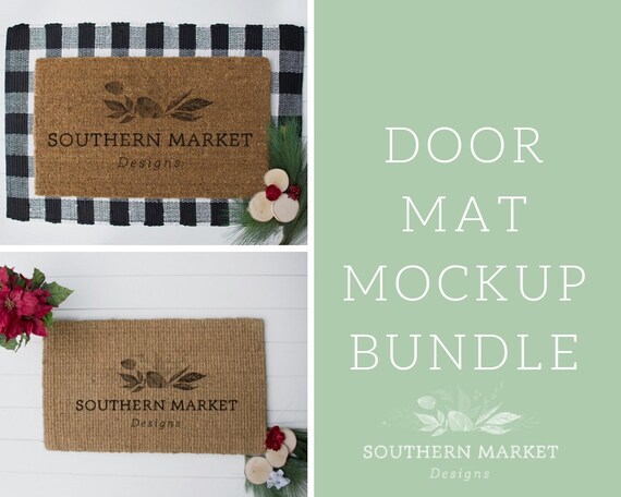 Door Mat Mockup Christmas Mockup Rug Mockup Mockup Etsy
