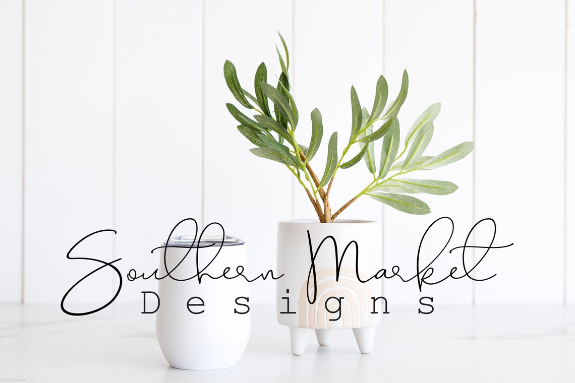 Download Weiße Boho 12 oz Wein Tumbler Tasse Mockup Tumbler Mockup ...