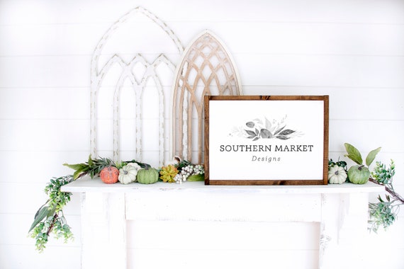 Fall Mockup 12x20 Sign Mockup Mockup Wood Sign Mockup Etsy
