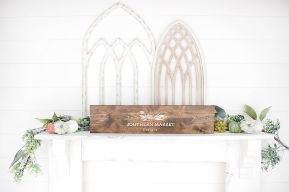 Fall Mockup 6x24 Stained Sign Mockup Wood Sign Mockup Etsy