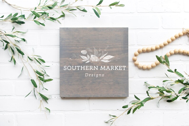 Wood Sign Mock Up Gray Stain 12x12 No Frame Sign Wood Etsy