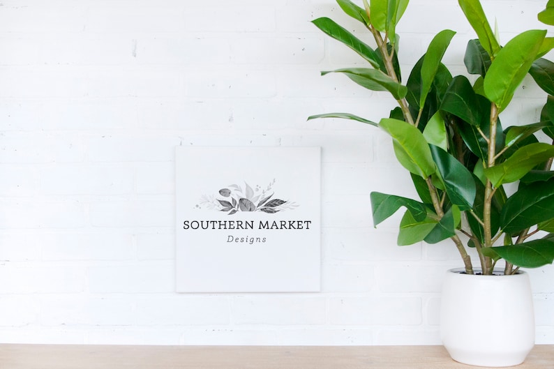 White Sign Flat Lay 12x12 Canvas Sign Mock Up Wood Frame Mock Up Styled Product Stock Photography Farmhouse Wood Sign Mock Up