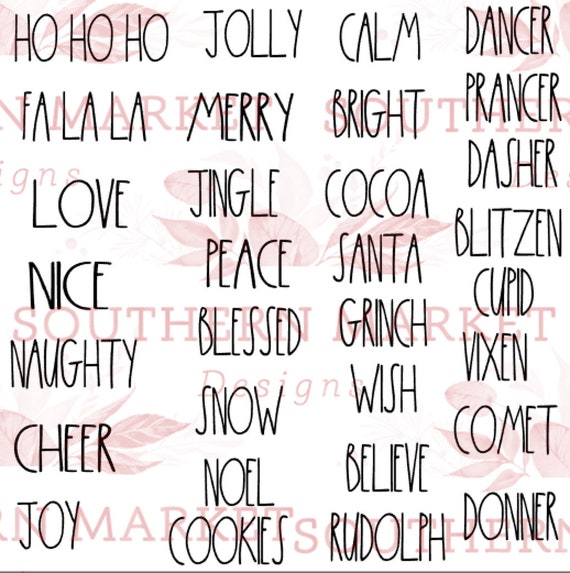 Download Rae Dunn Merry Christmas Svg