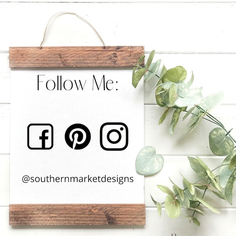 Fall 8x10 Sign MockUp Blank Mockup Wood Frame MockUp Etsy