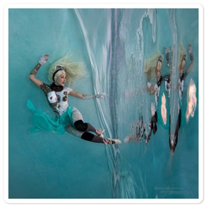 Stickers - &#39;Through The Looking Glass&#39; - Hannah Mermaid