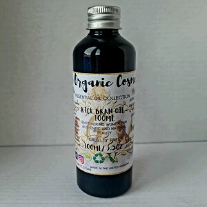 Hair and Scalp Rice Bran Hair Growth Oil Vegan Friendly Oil and Handmade - 100ML