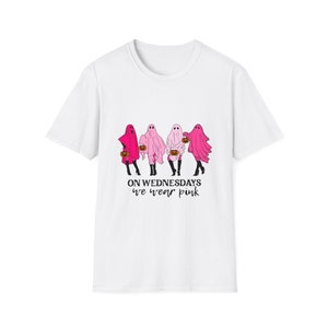 On Wednesdays We Wear Pink Unisex Softstyle T-Shirt