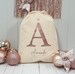 Personalised Santa Sack, Christmas sack, Christmas Eve box, Letter, Rose Gold, Gold, Gift for her, Gift for him 