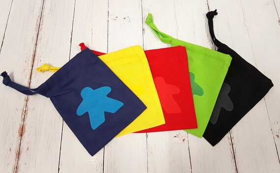 Carcassonne 6 Meeple BagsAccessoryNew