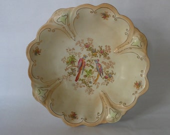 Vintage British Pottery Crown Ducal Ware Bowl 0322059-2299  No free shipping to USA