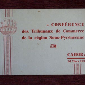 Cahors, Francia Collezione di cartoline, Souvenir di Cahors, 1933 Set di cartoline 0717007-201