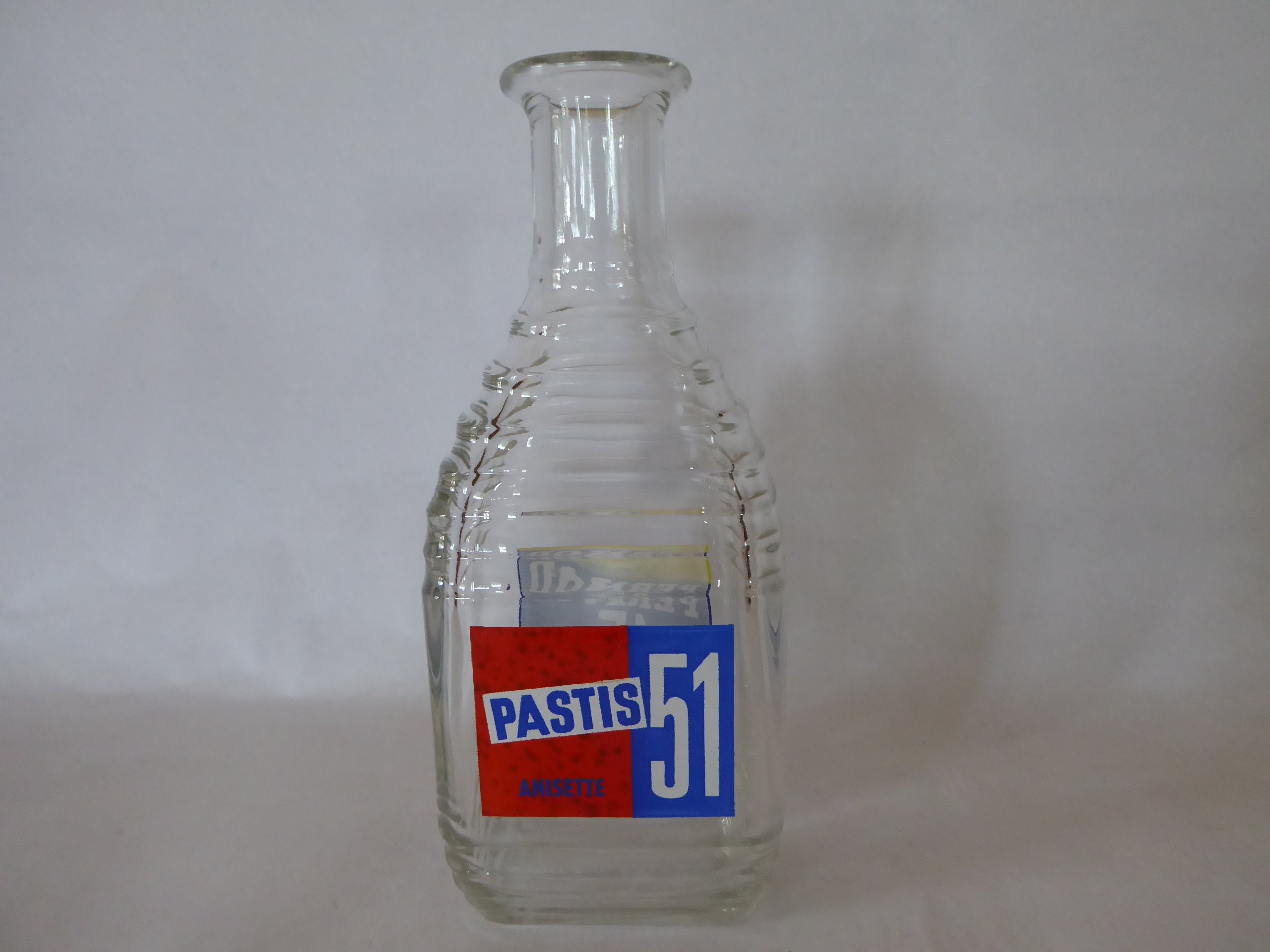 Vintage Français Verre Pernod 45 Bistro Carafe d'eau 0821003-1987