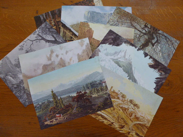 Ensemble de Neuf Affiches Paysage, Projets d'artisanat, Scrapbooking, Variété d'impressions Scénique