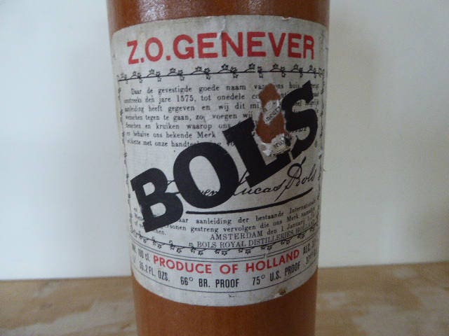 Bouteille en Grès Vintage, Bouteille de Bols Hollandais, Carafe d'eau 0118010-495