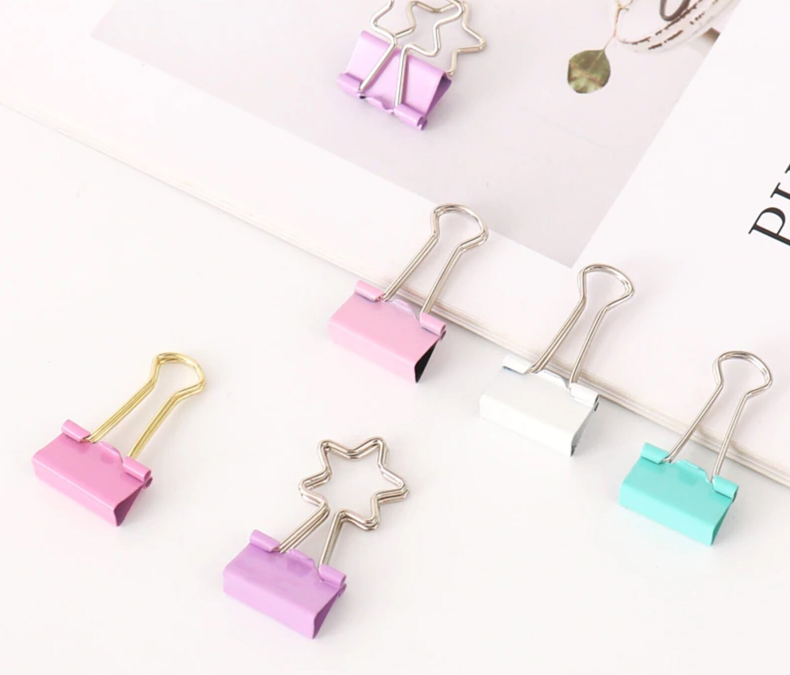 Binder Clips Paper Clips Cork Board Pins Mini Combination Etsy