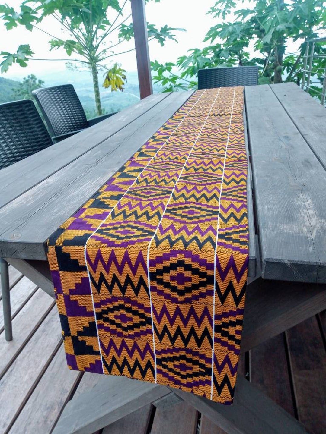 ROYAL KENTE African Print Table Runner 48 72 Etsy