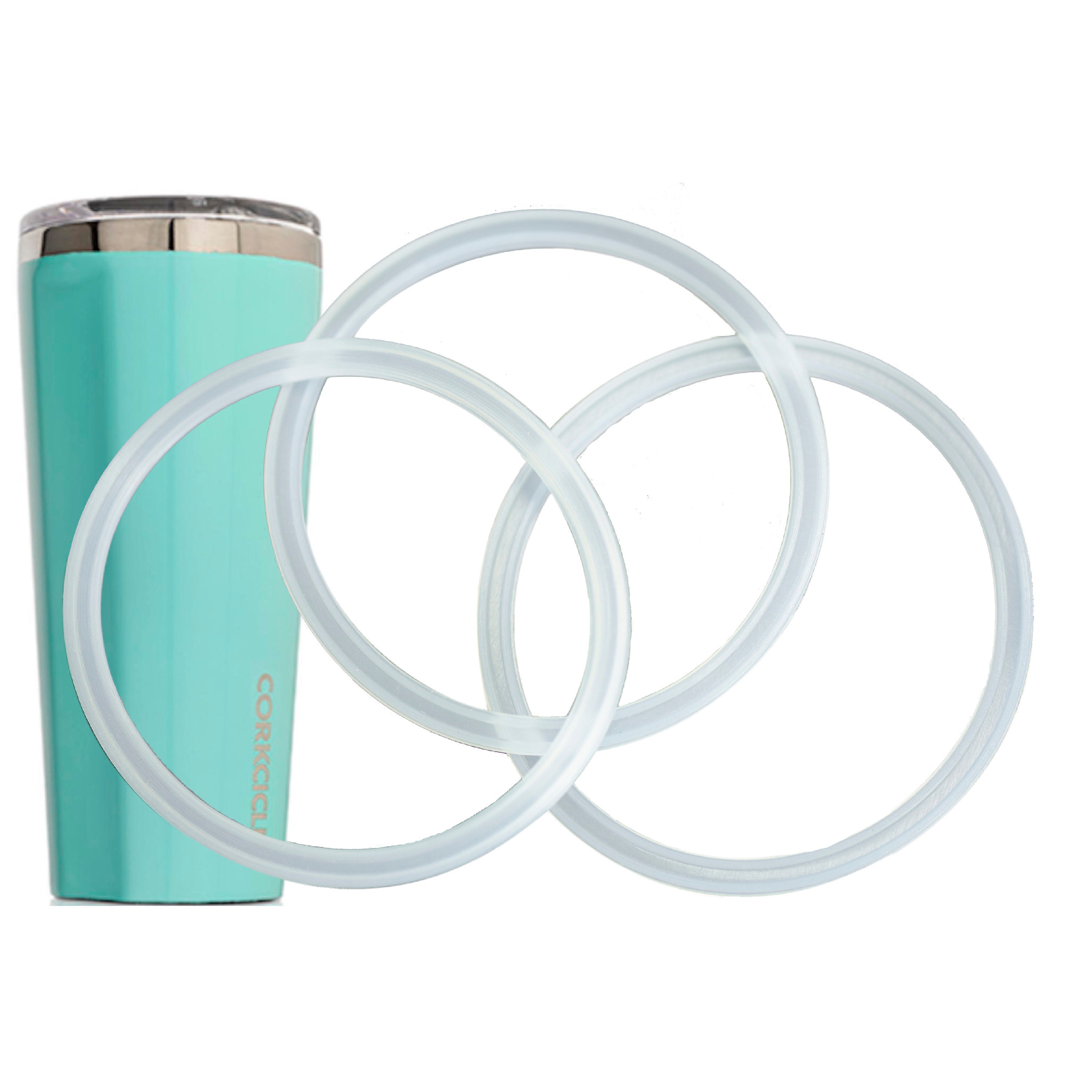 Large Tumbler Replacement Lid & Metal Straw Kit – Siesta Cups