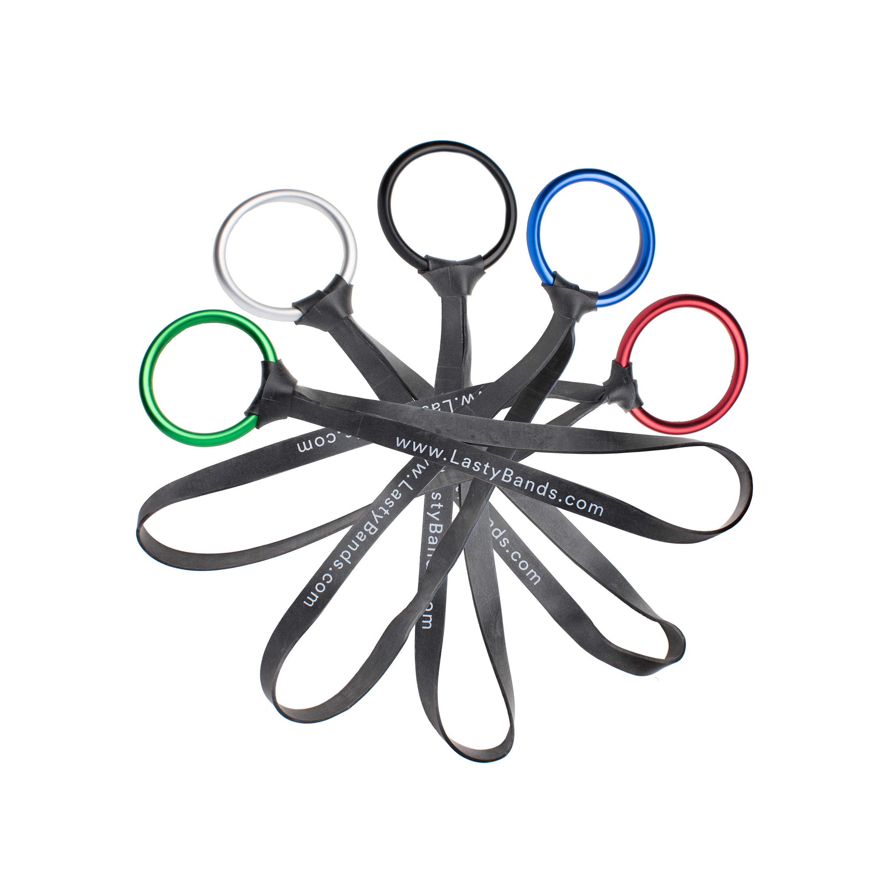 LastyBands 10 Handy and Reusable Elastic Fasteners for Organizing Your