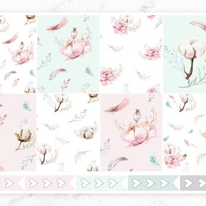 Katoen - Planner Stickers voor planner, dagboek, of scrapbooking