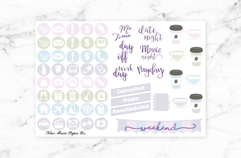 Life is Beautiful Planner Stickers