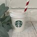 Mini Starbucks Cups 