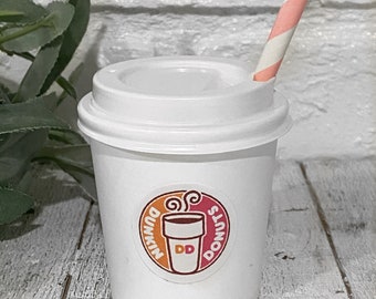 Mini Dunkin Donut Cup