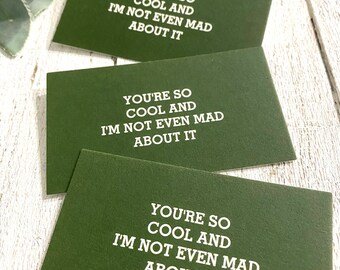 Your so Cool cards