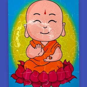 Lord Buddha Puzzle Game -  8 x 6 inches - Made in USA
