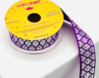 Indian Sari Border Ribbon use for Weddings, Gift Wrapping, Crafting and much more