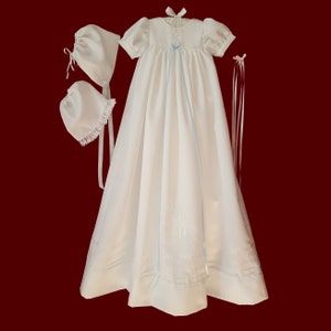 Guardian Angel Unisex Christening Gown, Slip & Boy/Girl Hat