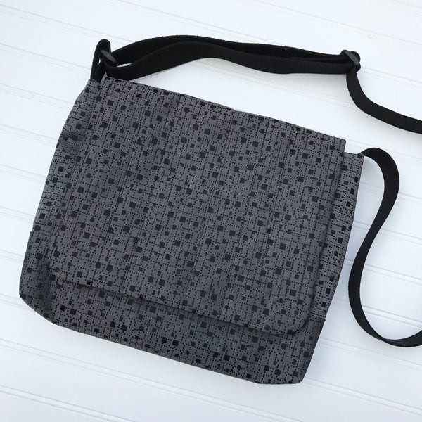 School bag, Black Messenger Bag, Cross Body Bag, Handmade Bag, Laptop Bag, Tablet Bag, Book Bag, Black Crossbody Bag