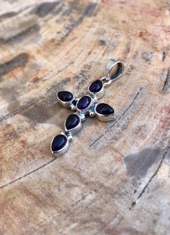 Ciondolo A Croce Fatti A Mano In Morganite 1,4" P 4271 - Foto 2