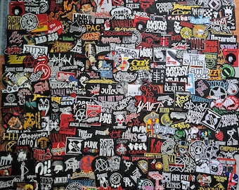 Band Iron-On Patches Lot Set Music, Rock , Punk, Metal Appliques
