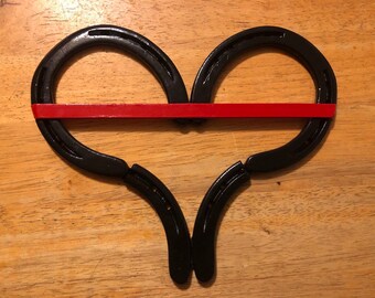 Thin Line Hearts from Horseshoes