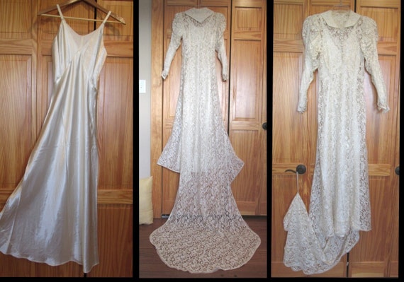 Vintage All Lace 1930's Wedding Gown