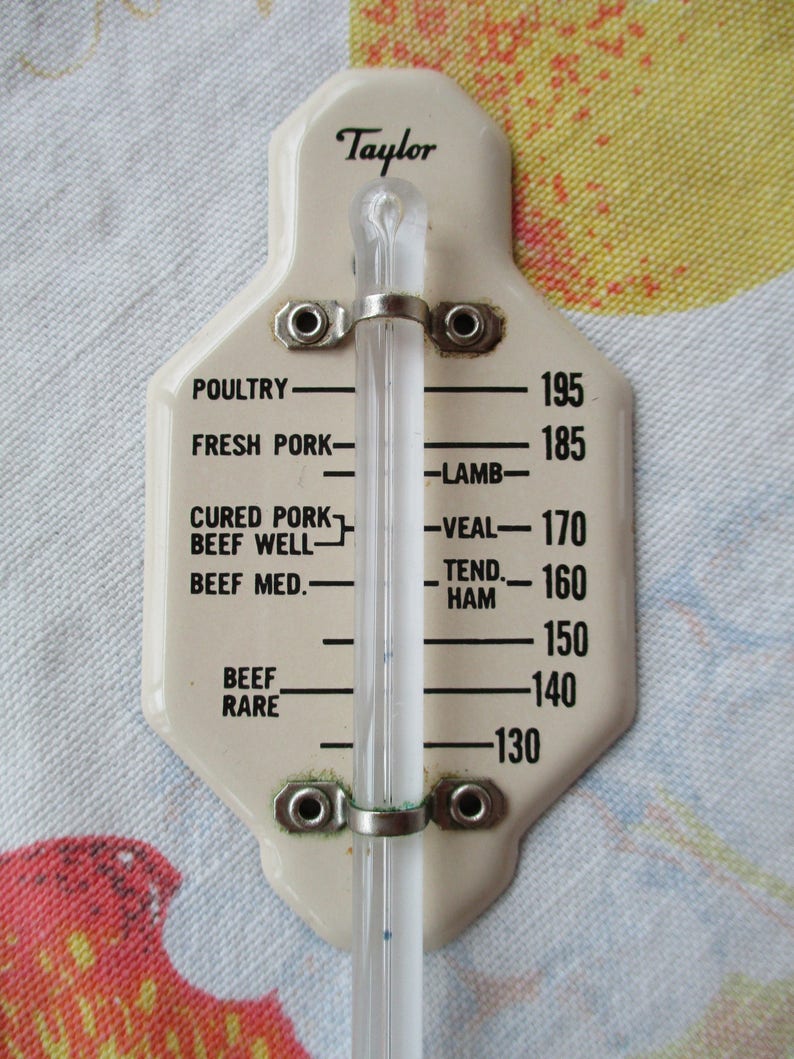 Two Vintage Meat Thermometers
