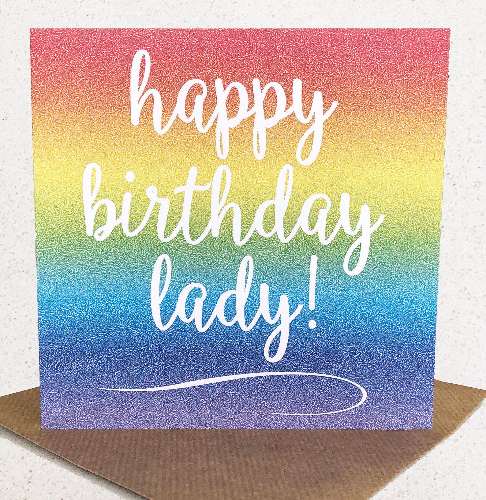 Happy Birthday Lady Birthday Card for Woman/girl - Etsy