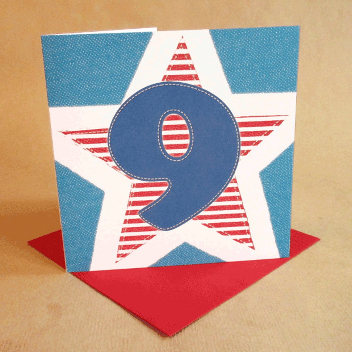 Age 9 Boy Birthday Card - Etsy