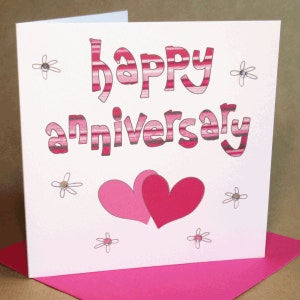 Tarjeta de aniversario feliz (joya)